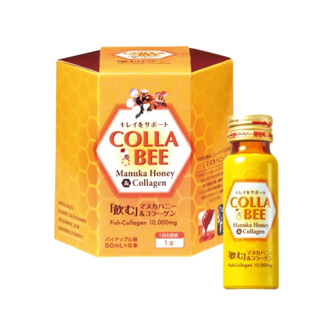 La Sincere COLLA-BEE Питьевой коллаген 10 000 мг с медом Манука (6x50 мл)