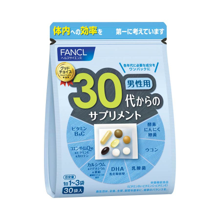 FANCL 30+ Витаминно-минеральный комплекс для мужчин (30 пакетиков)