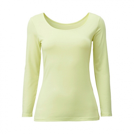UNIQLO женская футболка Heattech (салатовый, XS)