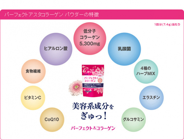 Asahi -  - Perfect Asta Collagen Powder Асахи Asahi Японский Коллаген