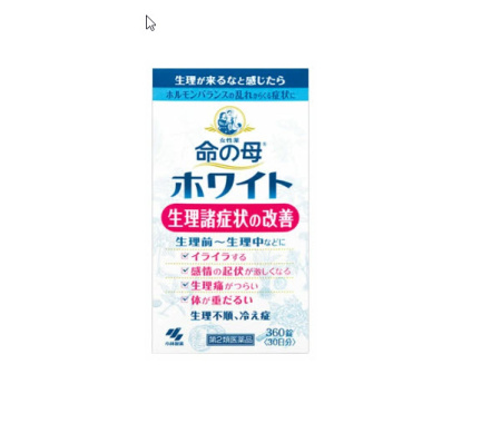 Kobayashi Мать Жизни белая - гормональный баланс (от 20 до 40 лет) (360 шт - 30 дней)