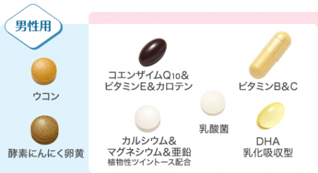 FANCL 30+ Витаминно-минеральный комплекс для мужчин