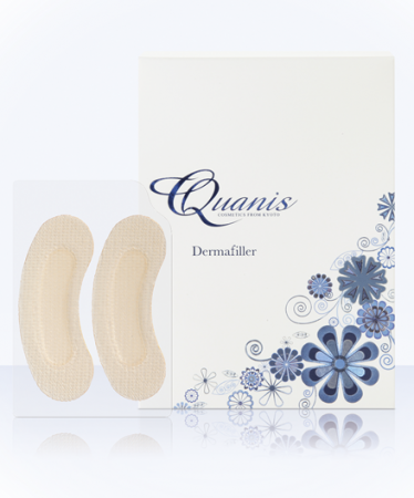 Quanis Dermafiller патчи с растворимыми микроиглами из гиалуроновой кислоты и коллагена (4 шт)