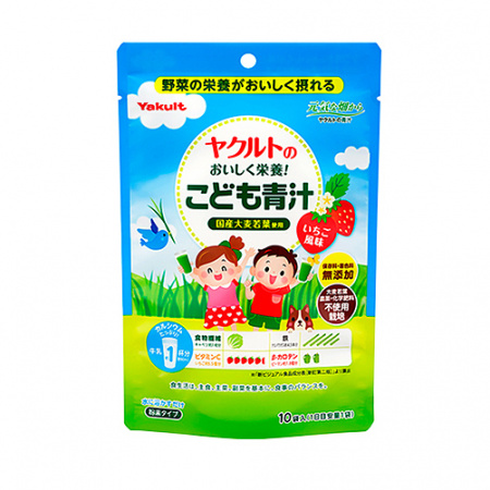 Yakult Аодзиру детский со вкусом клубники (10 стиков)