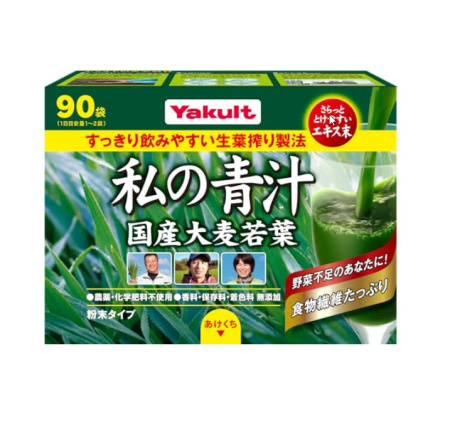 Yakult Аодзиру Зеленый сок из ячменя (90 стиков)